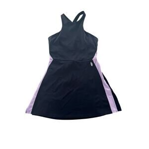 Free People Movement Tonal Tension Studio Workout Dress Small Black Lilac